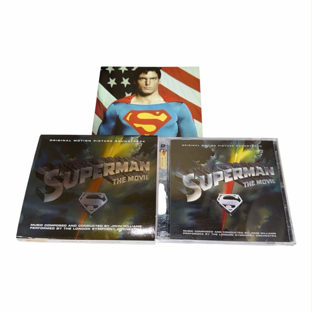 Superman The Movie Soundtrack John Williams 2 CD Warner Archives Rhino R2 75874
